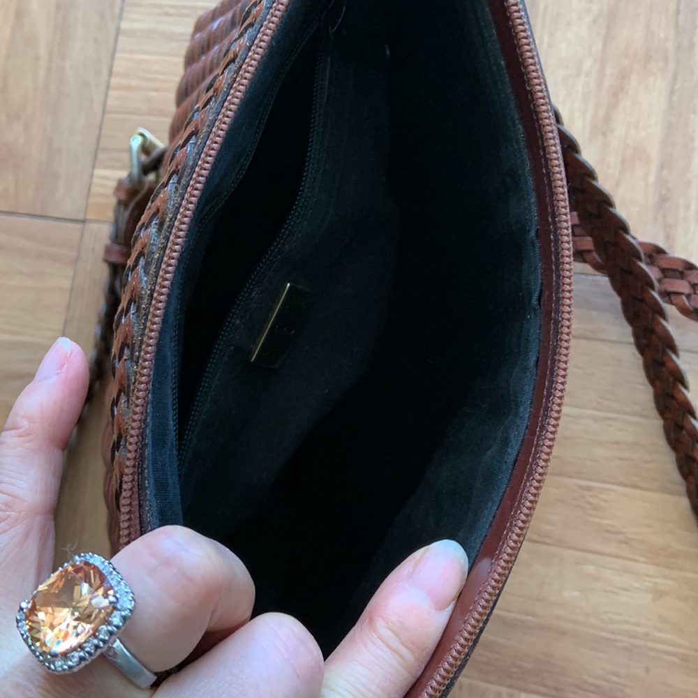 vtg Beautiful Woven leather CEN bag - Picture 8 of 12